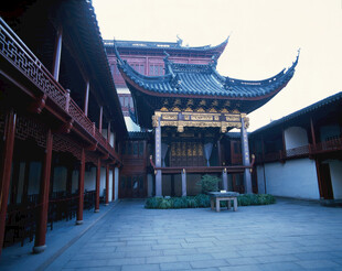 中式古建筑庭院景观