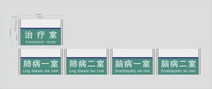 铝型材科室牌