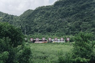 山间绿野中的村落
