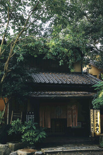 中式古宅隐于葱郁绿植间