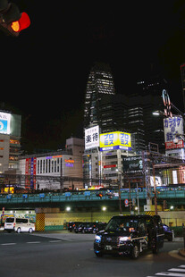 都市夜晚繁华街景
