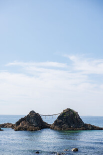 蓝天碧海景致