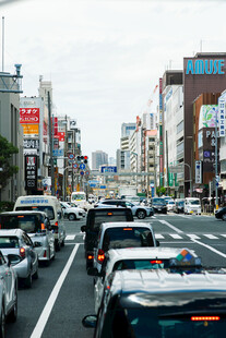 城市道路拥堵景象