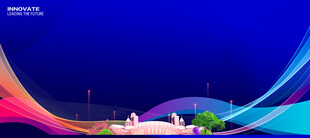 绚丽多彩的城市夜景