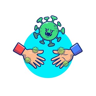 握手病毒传播插图