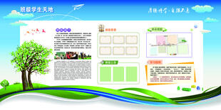 班级学生天地展板