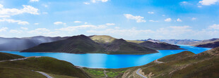 美丽高山湖泊风光