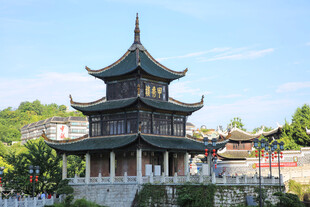 中式古亭建筑景观