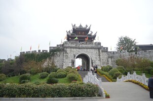 中式古典牌坊景观