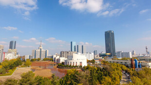 城市风光与绿地景观