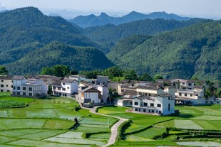 山村田园美景