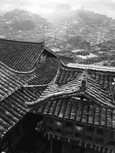 古村落屋顶风光