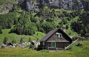 山间小屋静享自然之美
