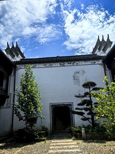 中式古建筑庭院景致