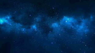 梦幻蓝色星空背景