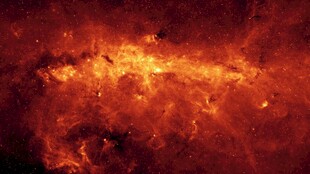 炽热宇宙星云景象