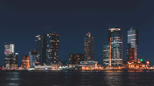 城市璀璨夜景