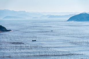 海上养殖景观