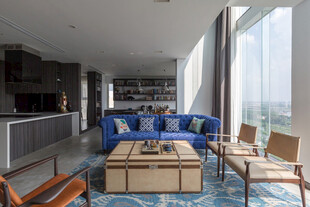 现代简约风的舒适客厅空间