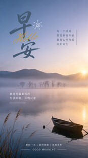 早安海报