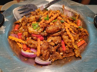 干锅牛蛙