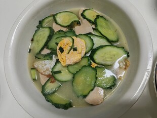 黄瓜鸡蛋汤
