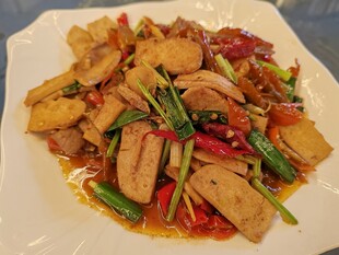 香辣炒豆腐