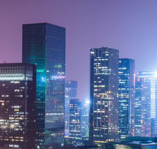 都市璀璨夜景