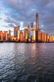 上海外滩城市天际线美景