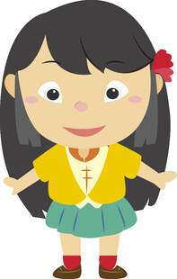 可爱卡通小女孩形象