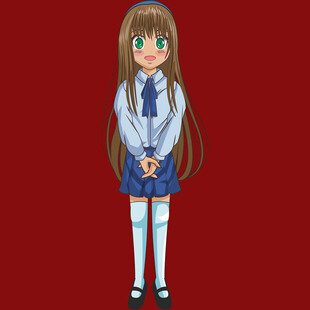 可爱动漫少女形象展示