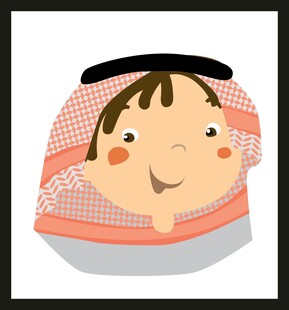 可爱阿拉伯小孩头像