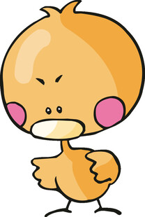愤怒小鸡卡通形象