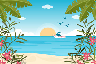 夏天背景