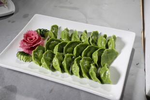 翡翠白菜饺