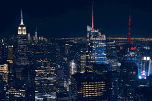 纽约璀璨夜景