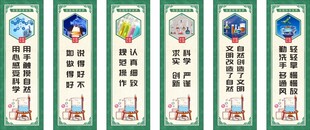 校园实验室展板