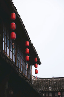 古楼红灯笼