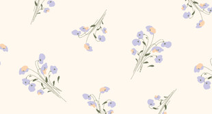 淡雅小花图案背景
