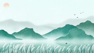 水墨山水间的诗意风光