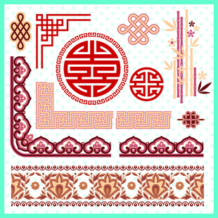 中式传统吉祥图案集合