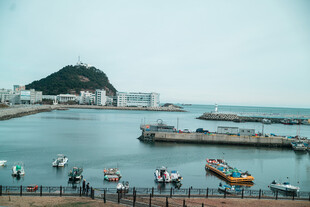 海滨码头风光