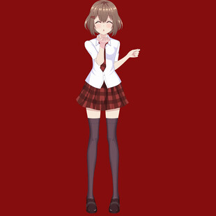 可爱日系女高中生形象