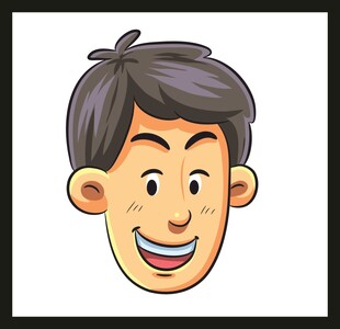 微笑男孩头像