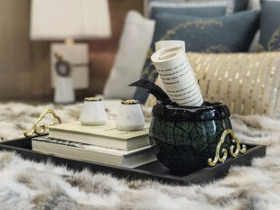 温馨客厅角落的闲适小景