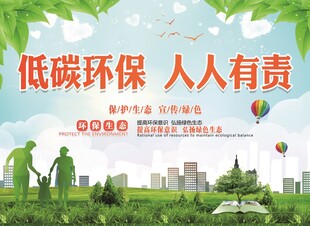 低碳环保宣传海报