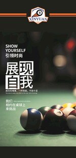 台球桌上的多彩球具