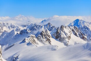 壮丽雪山美景