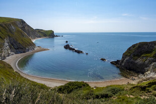 美丽海滨海湾自然景观