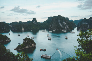 海上喀斯特风光美景